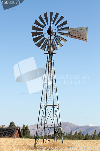 Image of Windmill on Farmland