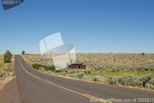 Image of Desert Highway in Central Oregon