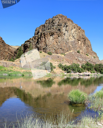 Image of Rocks along John Day River in Central Oregon