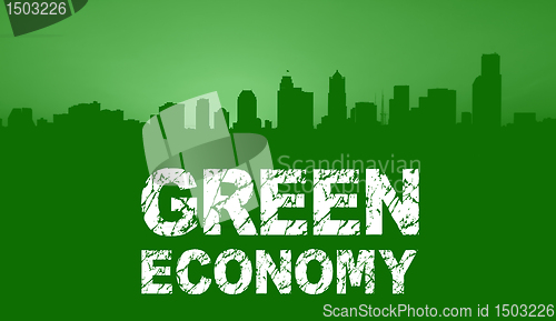 Image of Green Economy City Skyline