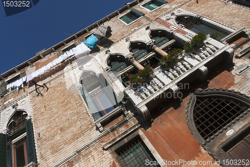 Image of Laundry drying in Venice