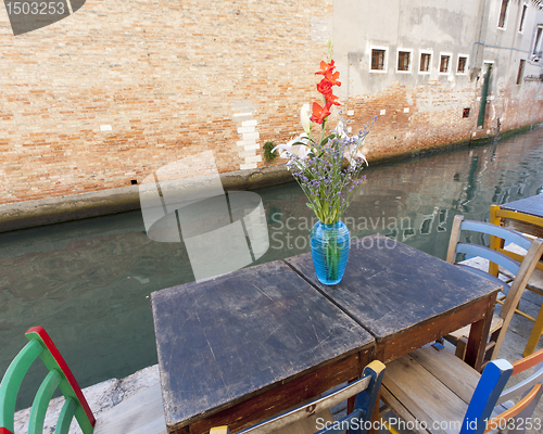 Image of Bunch of flowers in Venice