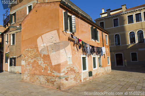 Image of Laundry drying in Venice