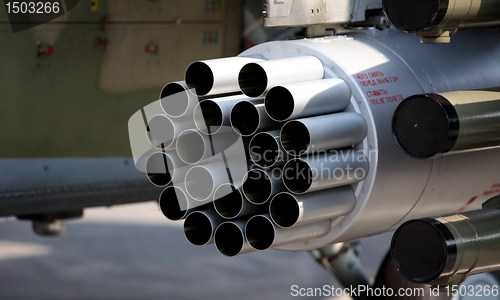 Image of helicopter gun