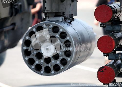 Image of helicopter gun