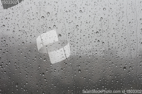 Image of rain on window   