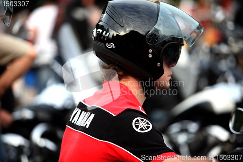 Image of motorcyclist