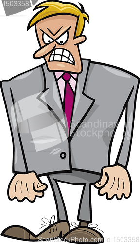 Image of Angry businessman