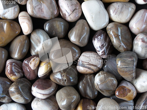 Image of background group of brown stones