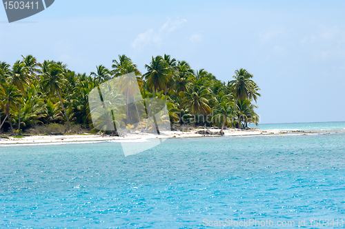 Image of Island with beautiful beach