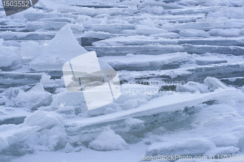 Image of Frozen lake