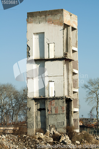 Image of High old demolished building