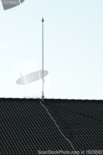 Image of Lightning rod on the roof