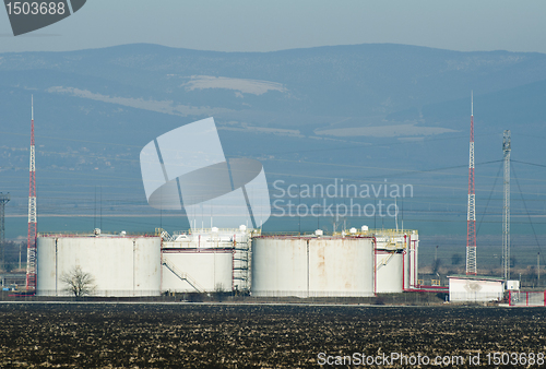 Image of Storage tanks of petroleum products