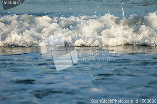 Image of Waves closeup