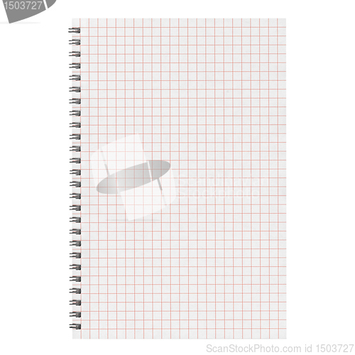 Image of Blank notebook page