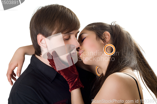 Image of Kissing couple