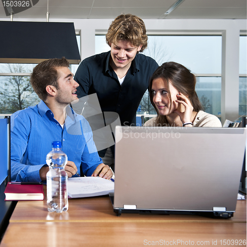 Image of workgroup students