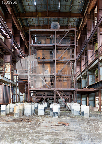 Image of Dilapidated old boiler house