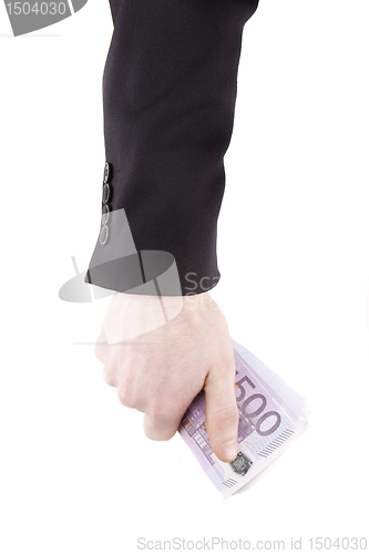 Image of Hand with euro