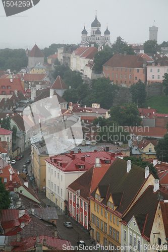 Image of Estonia, Tallinn, Old Town. top view