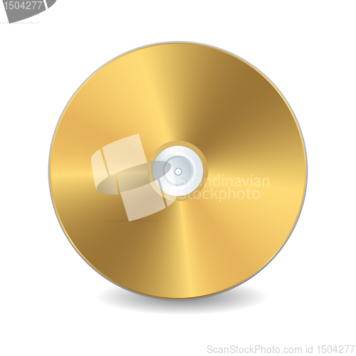 Image of Golden compact disc