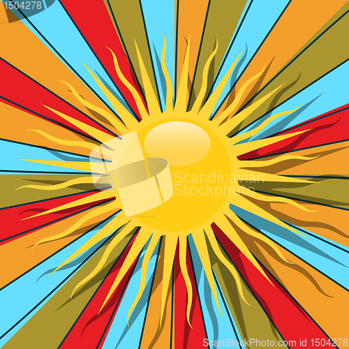 Image of Retro sun