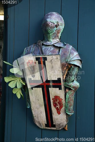 Image of Estonia, Tallinn, Old Town. Knightly armor