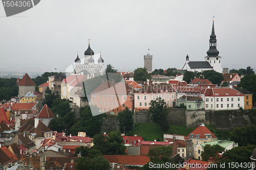 Image of Estonia, Tallinn, Old Town. top view