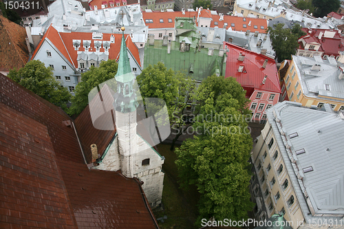 Image of Estonia, Tallinn, Old Town. top view