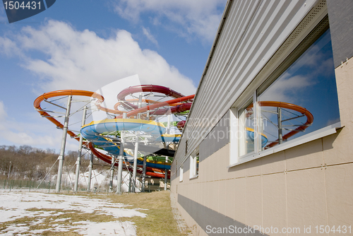 Image of Water park pipes