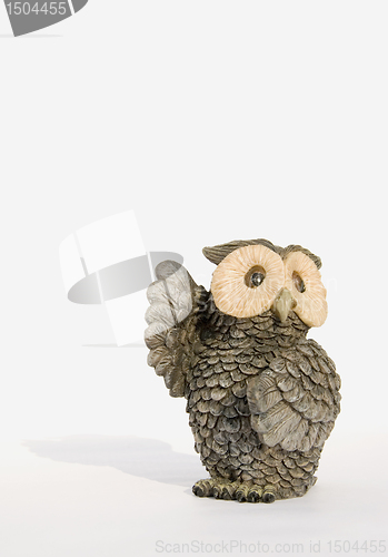 Image of Souvenir owl with lifted wings 