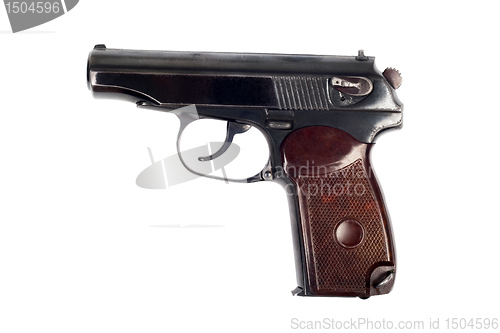 Image of The pistol. Isolated on white background