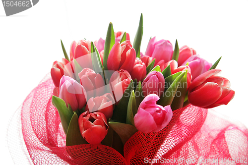 Image of bouquet  of tulips 