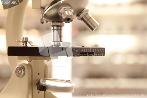 Image of laboratory microscope