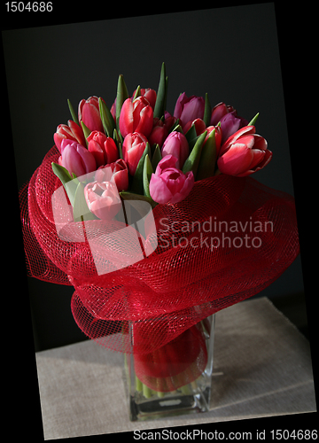 Image of bouquet  of tulips 