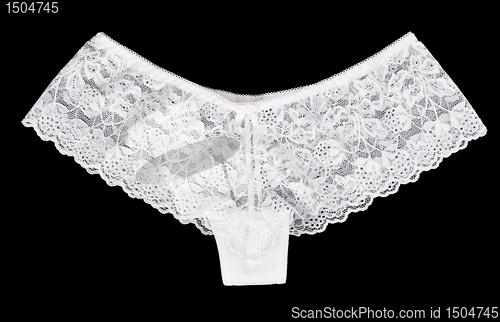 Image of white women's underwear