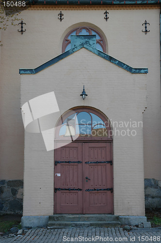 Image of church door