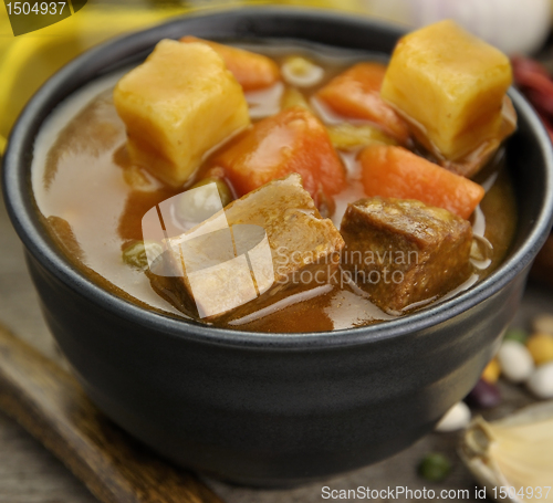 Image of Beef Soup With Vegetables