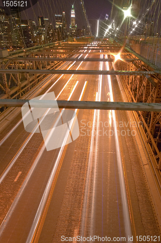 Image of brooklyn bridge traffic