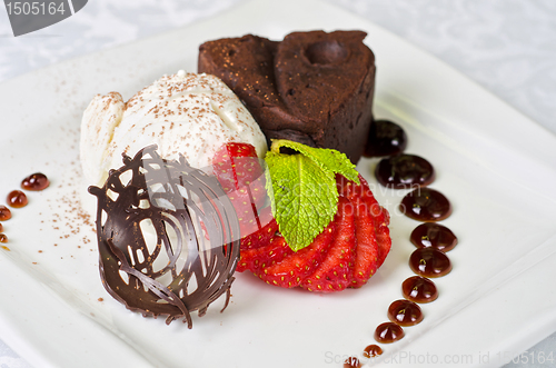 Image of Chocolate flan