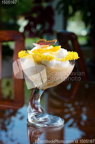 Image of Ice cream dessert