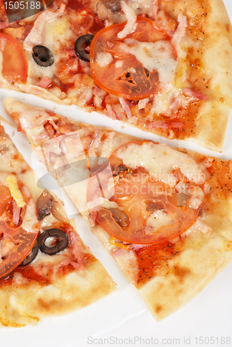 Image of meat pizza