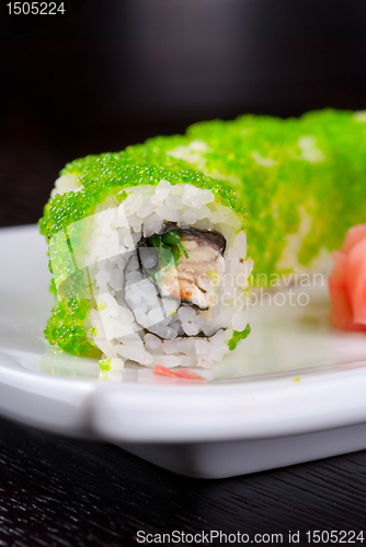 Image of sushi rolls