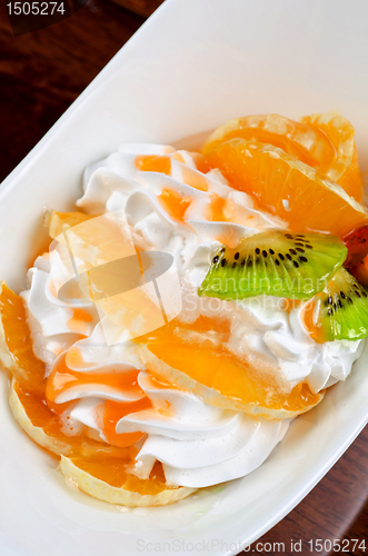 Image of Ice cream dessert