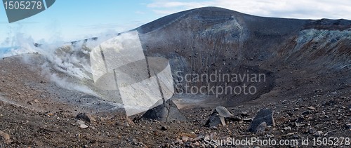 Image of Grand (Fossa) crater of Vulcano island near Sicily, Italy