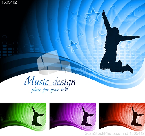 Image of Beautiful musical backdrop