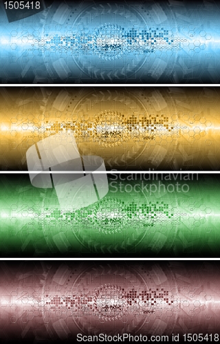 Image of Four technical banners