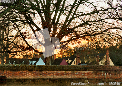 Image of Old houses in Colonial Williamsburg