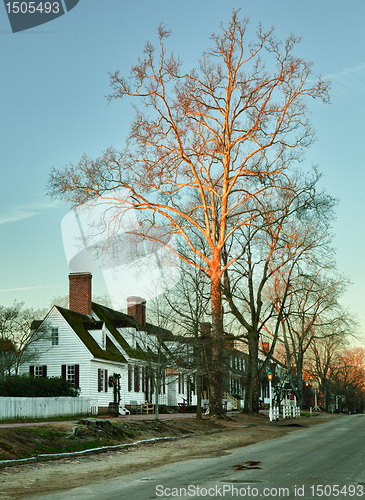 Image of Old houses in Colonial Williamsburg